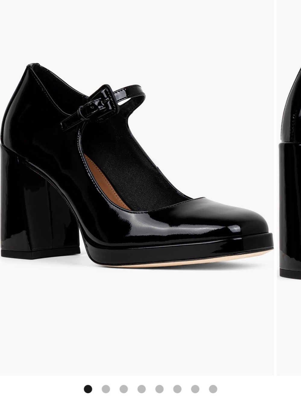Donald Pliner Rosalita platform Mary Jane pumps black patent size 11